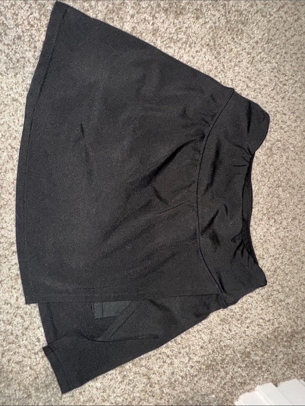 Women’s Black Athletic Skort Shorts